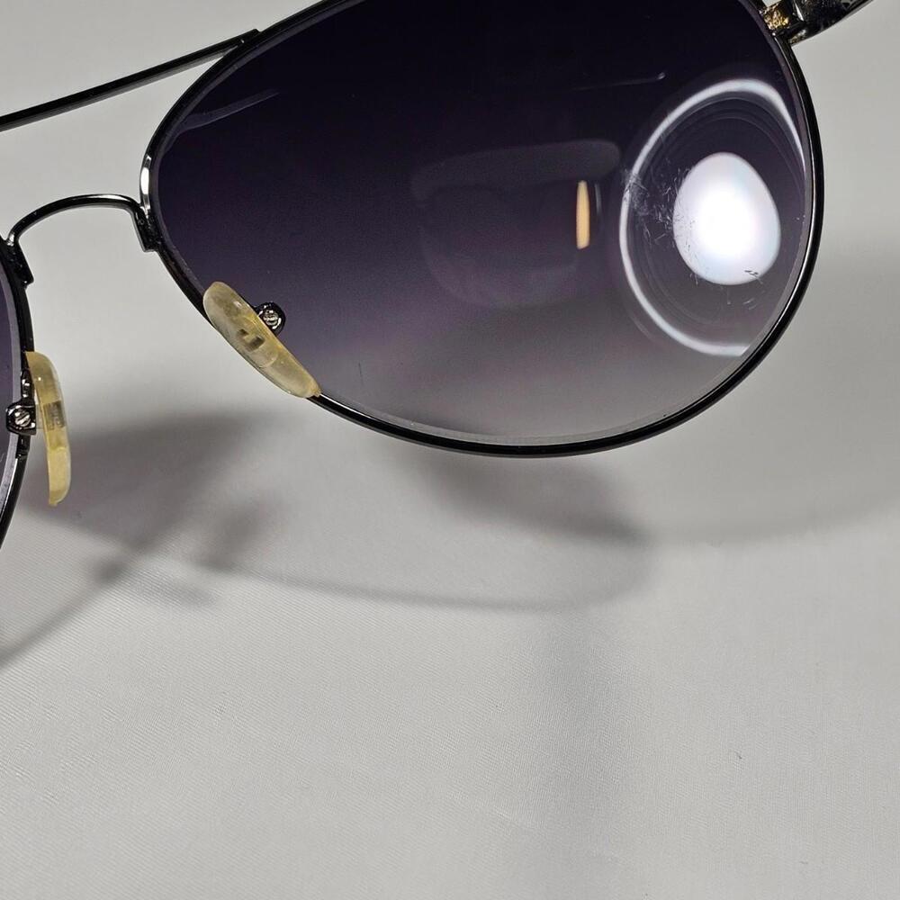 Vintage Giorgio Armani Aviator Polarized Italy Sunglasses Black Frame - Picture 5 of 13